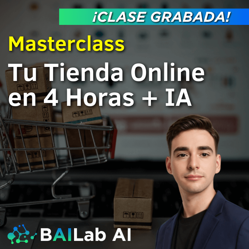Masterclass Grabada | Tu Tienda Online En 4 Horas + IA 2025