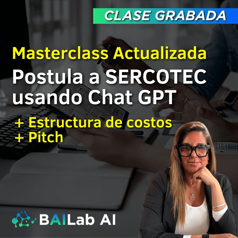 Masterclass Grabada | Postula a SERCOTEC usando Chat GPT ACTUALIZADA