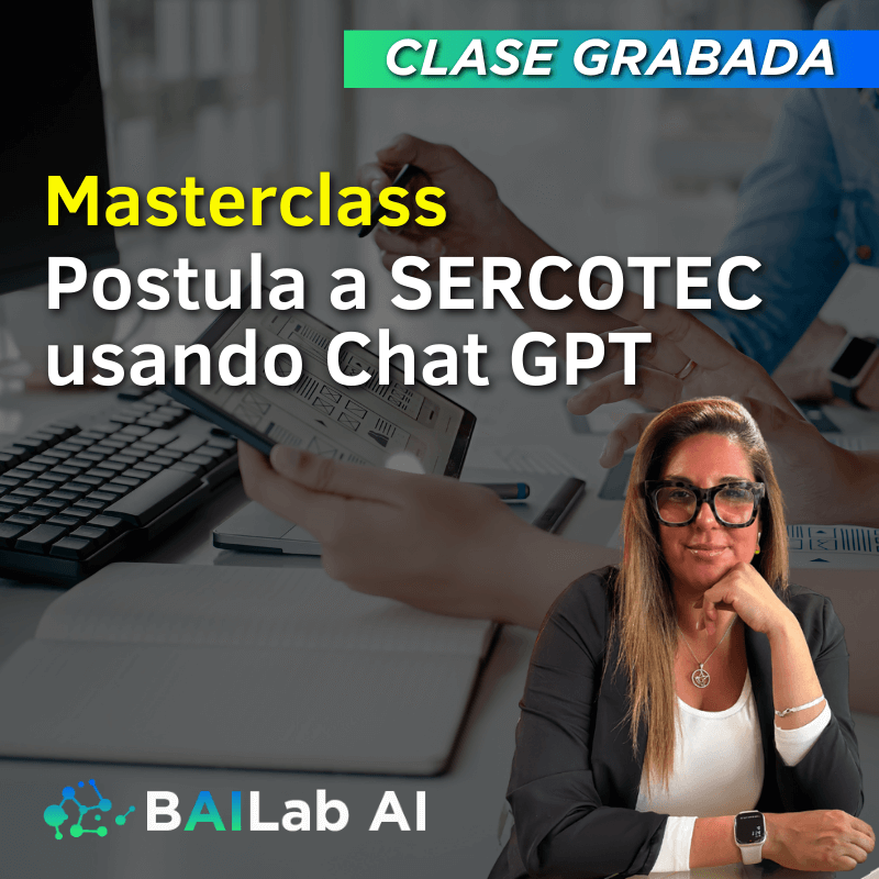 Masterclass Grabada | Postula a SERCOTEC usando Chat GPT