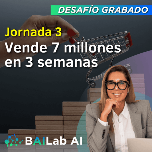 DESAFÍO GRABADO | Vende 7 Millones en 3 Semanas - 🔥Jornada 3🔥